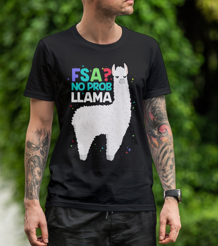 FSA Test No Prob Llama T-Shirt