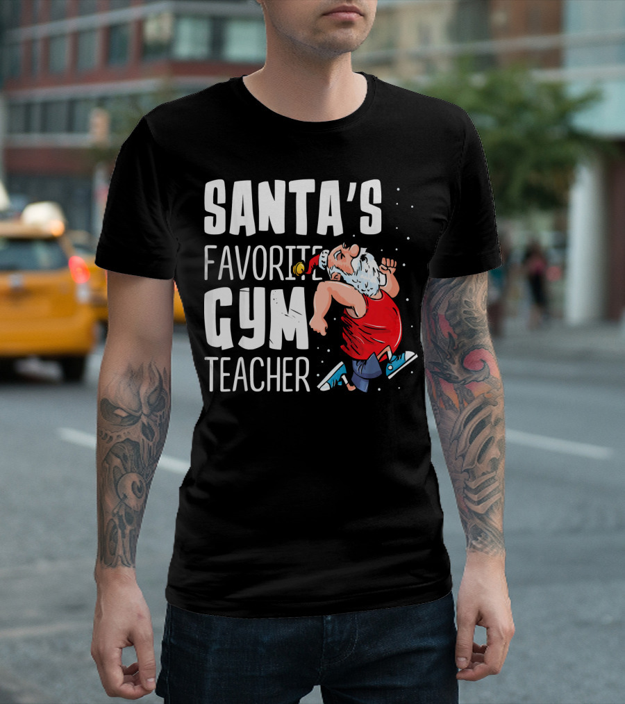 Santa's Favorite Gym Teacher T-Shirt