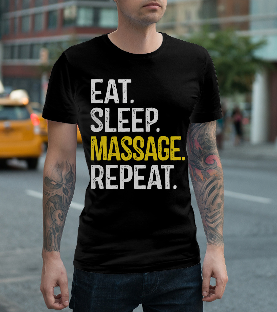 Eat Sleep Massage Repeat T-Shirt