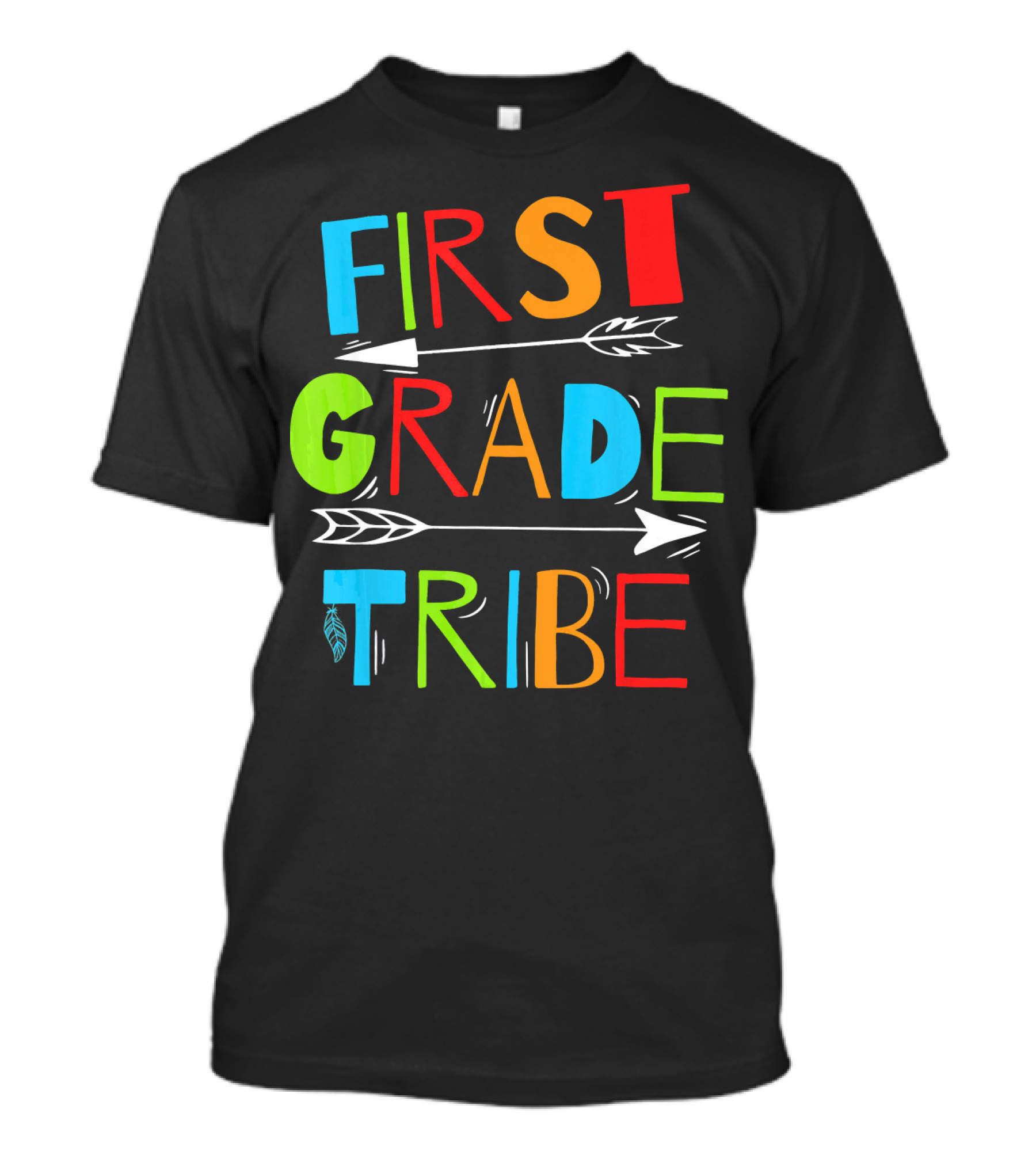 First Grade Tribe Student Teacher Arrows T-Shirt