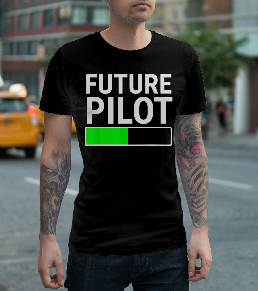 Future Pilot Loading Bar Progress T-Shirt