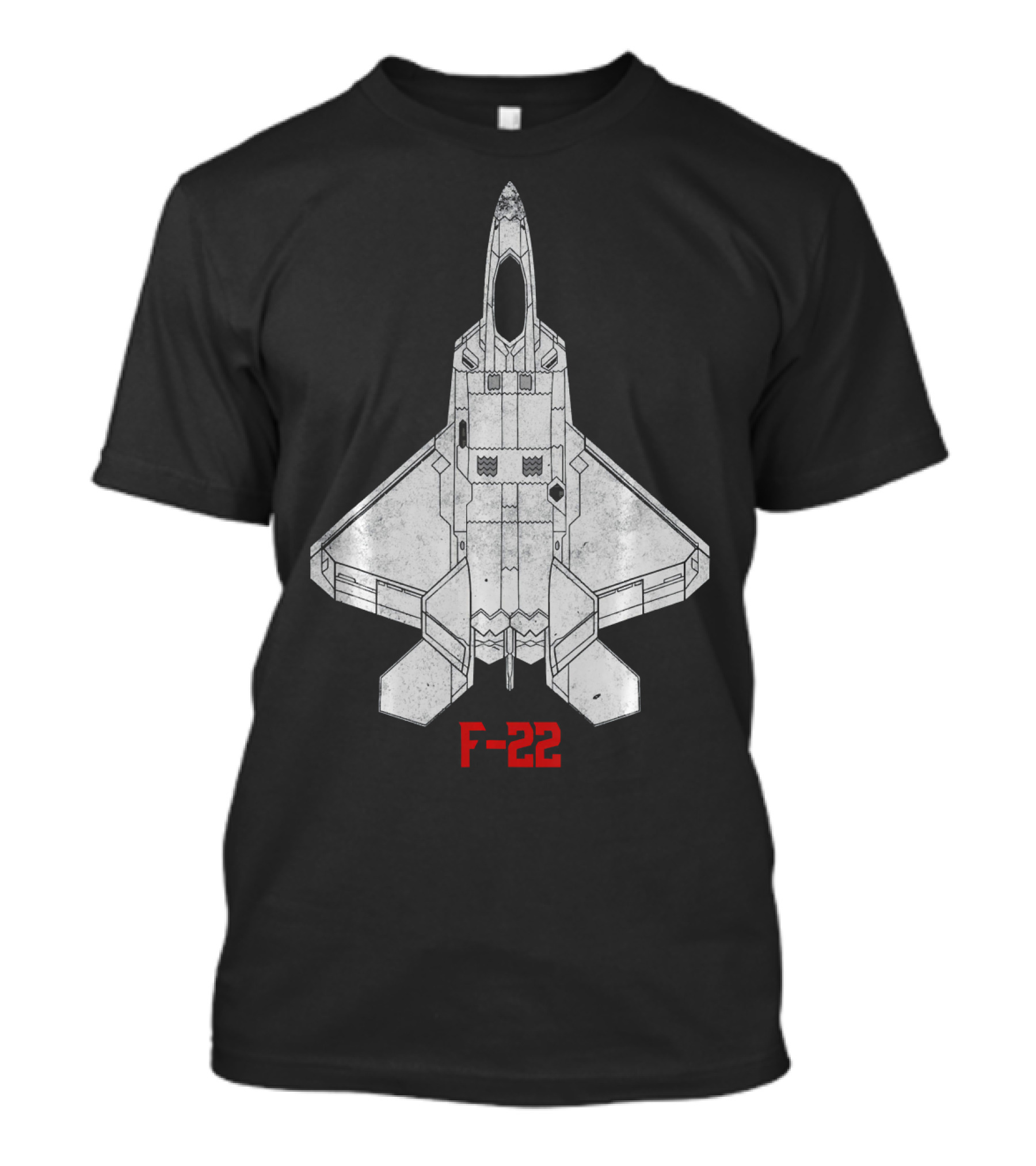 F-22 Raptor Military Aircraft Pilot T-Shirt
