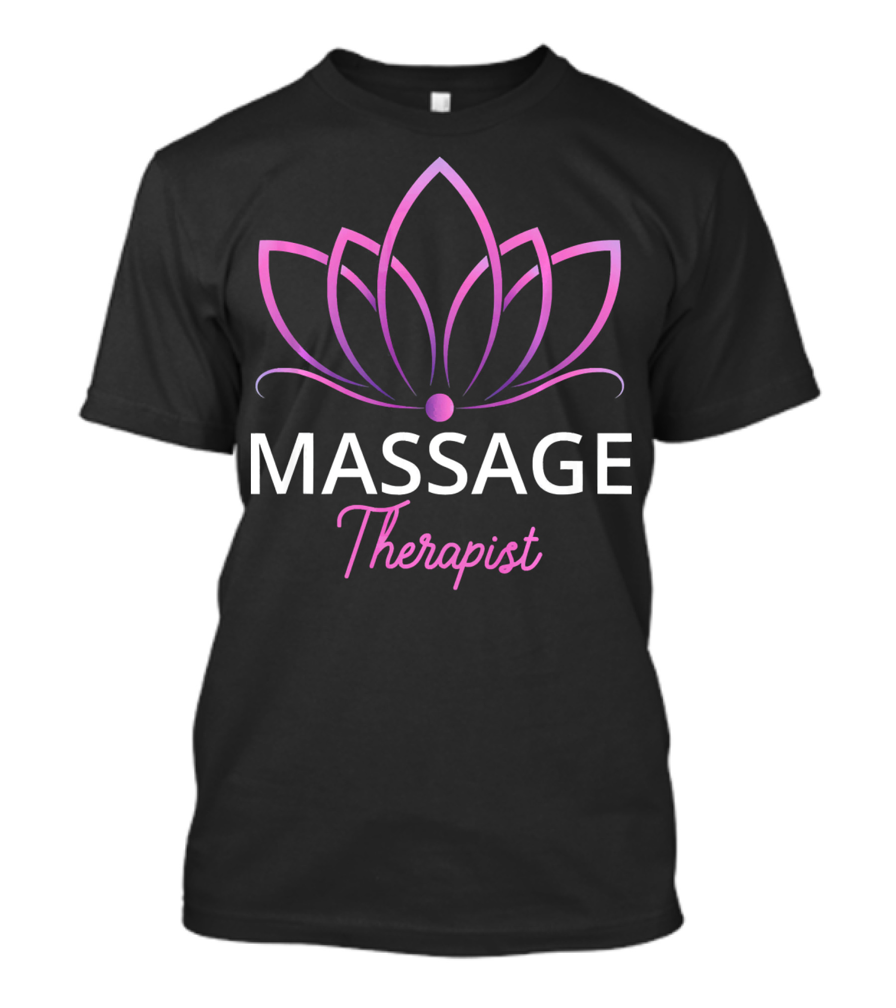Massage Therapist Lotus Blossom T-Shirt