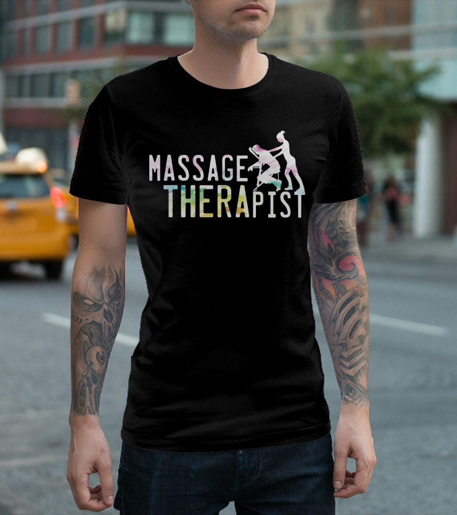 Massage Therapist Therapy Spa Flower T-Shirt
