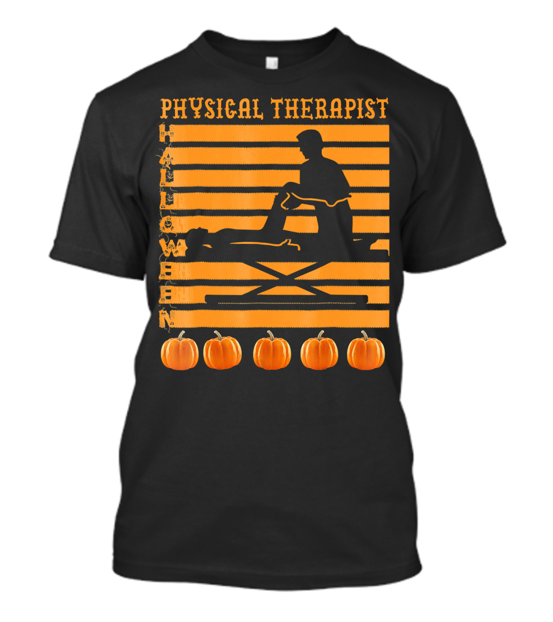 Physical Therapist Halloween Pumpkins T-Shirt