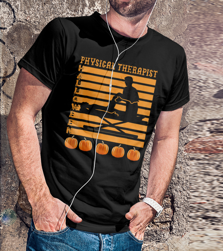 Physical Therapist Halloween Pumpkins T-Shirt