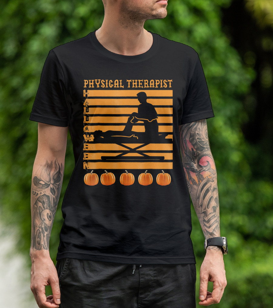 Physical Therapist Halloween Pumpkins T-Shirt