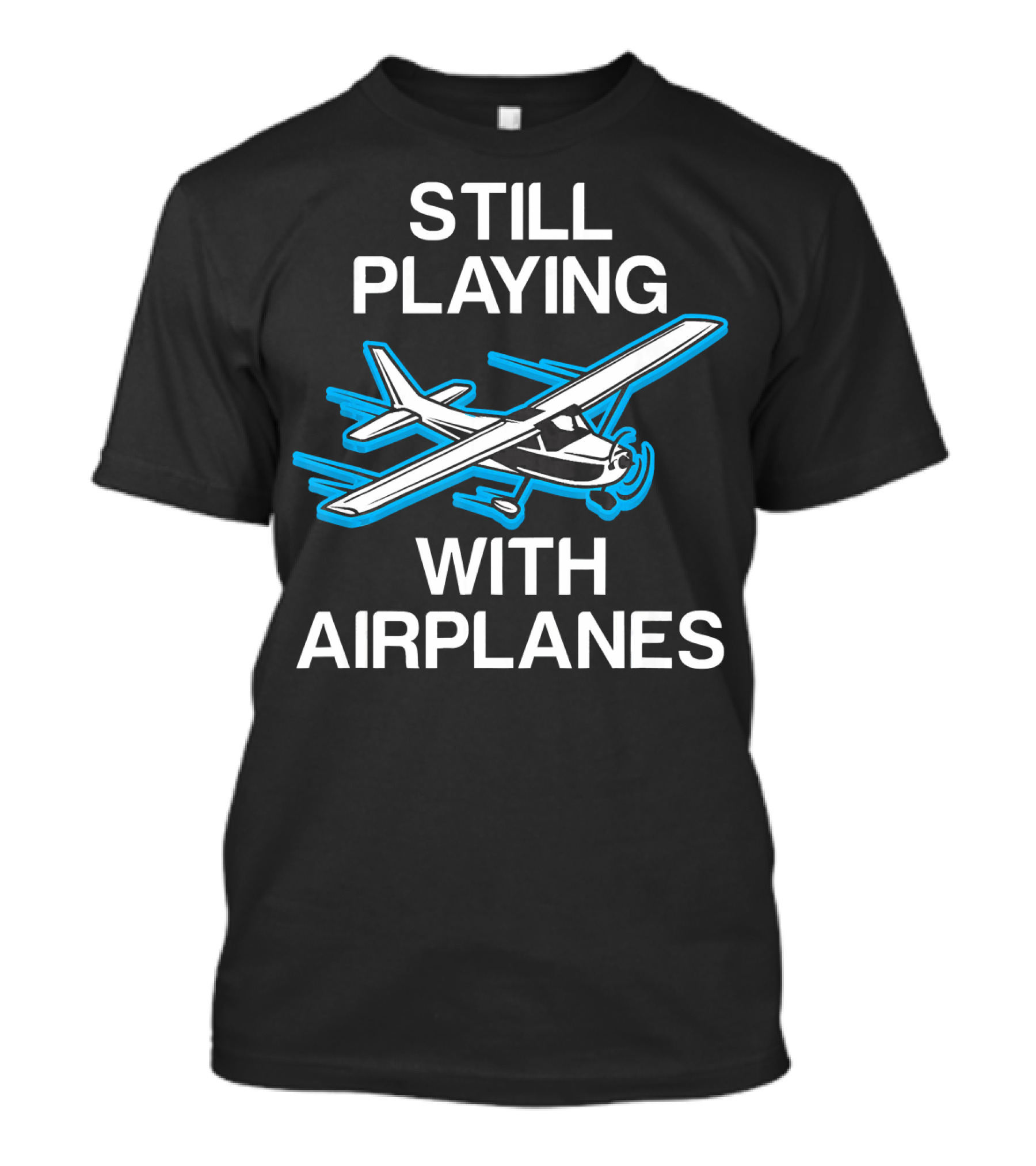 Pilot Still Playing With Airplanes Vintage Cessna T-Shirt