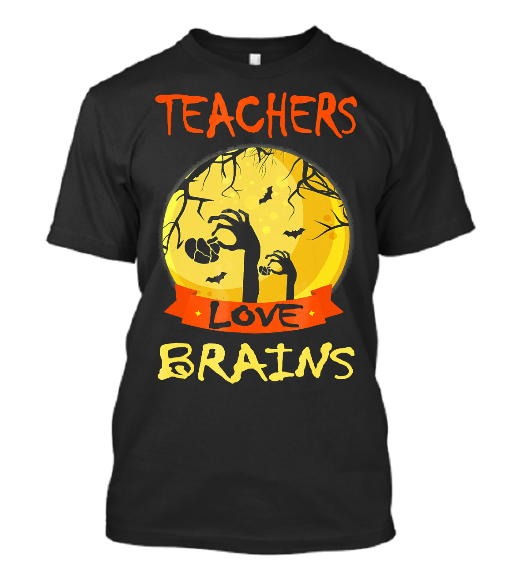 Teachers Love Brains Halloween T-Shirt