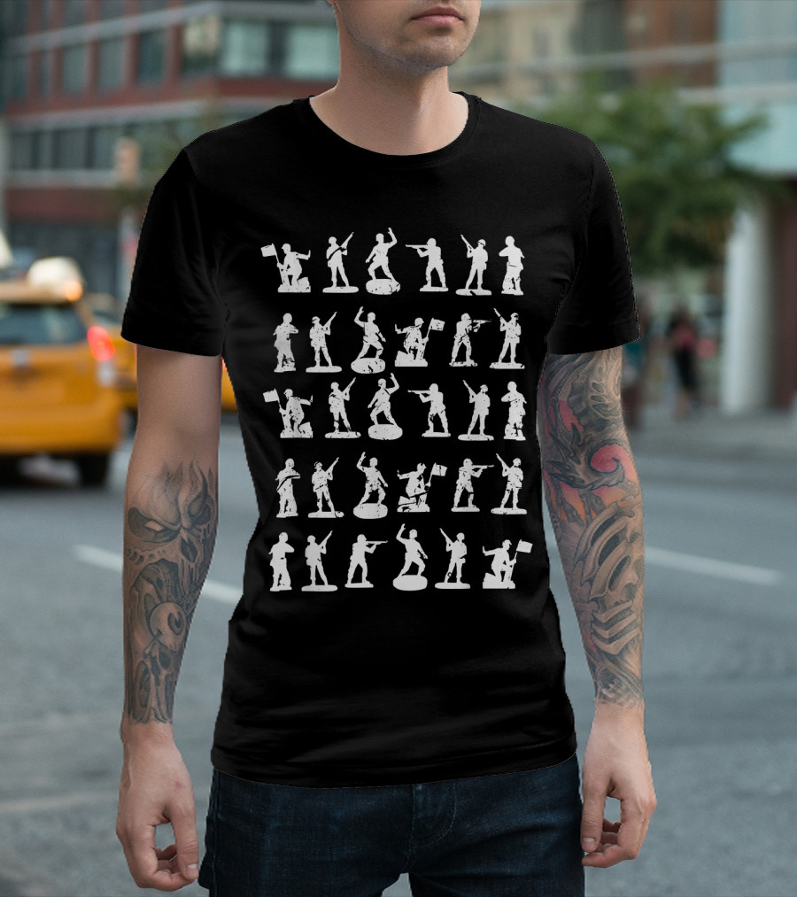 Toy Soldiers Cute Little Lovers Classic Figurine T-Shirt