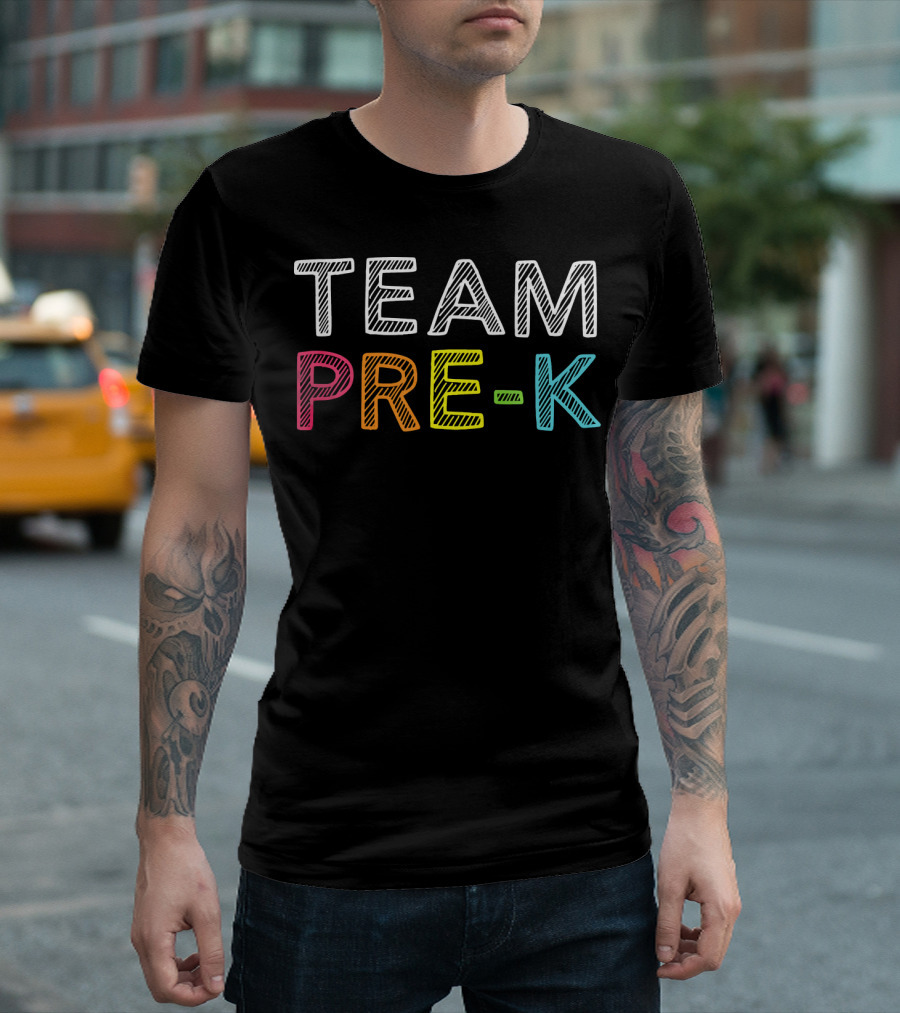 Team Pre K Teacher Back To School Top T-Shirt