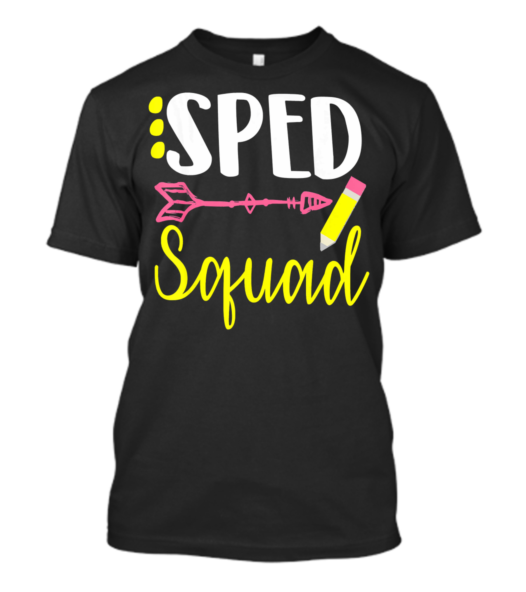 SPED Squad Special Education Teacher Arrow Pencil T-Shirt