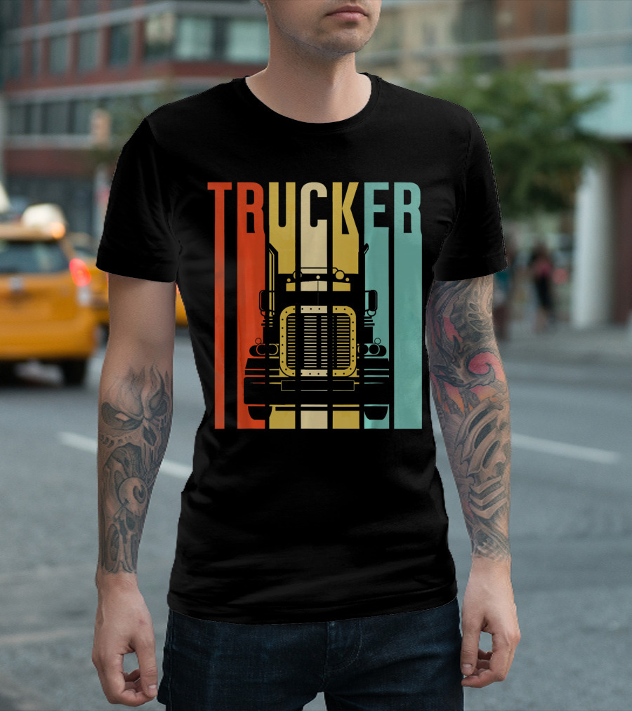 Vintage Trucker Stripes T-Shirt