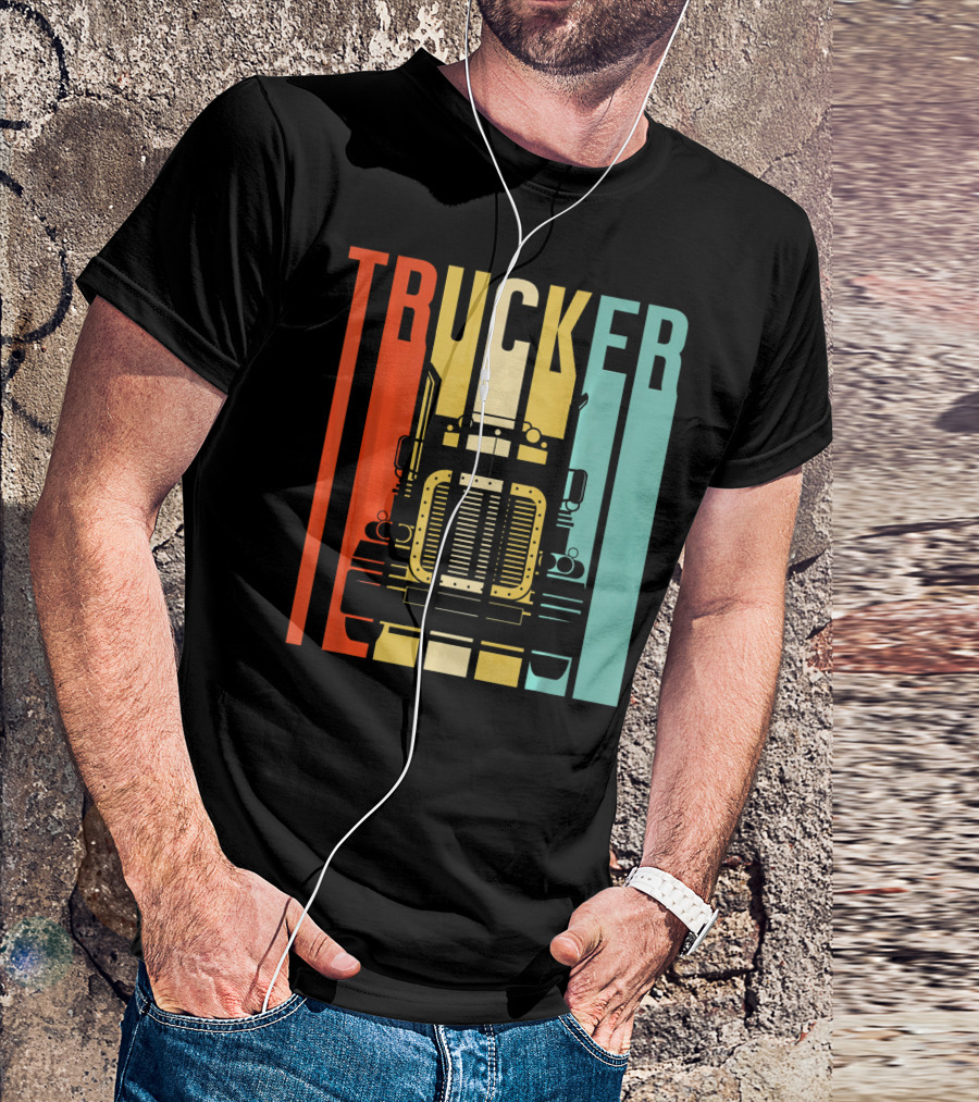 Vintage Trucker Stripes T-Shirt