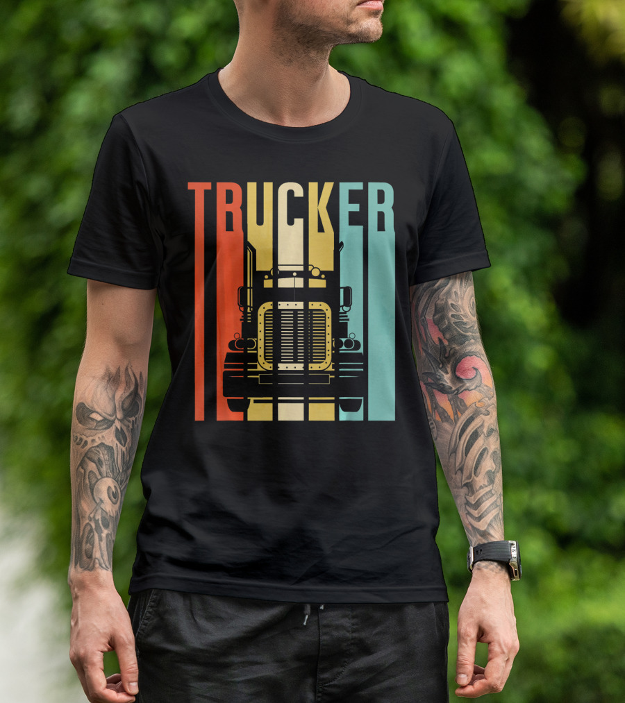 Vintage Trucker Stripes T-Shirt