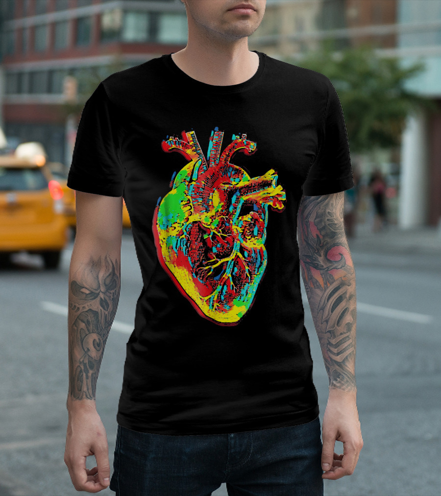 Anatomical Heart Medical Doctor Pop T-Shirt