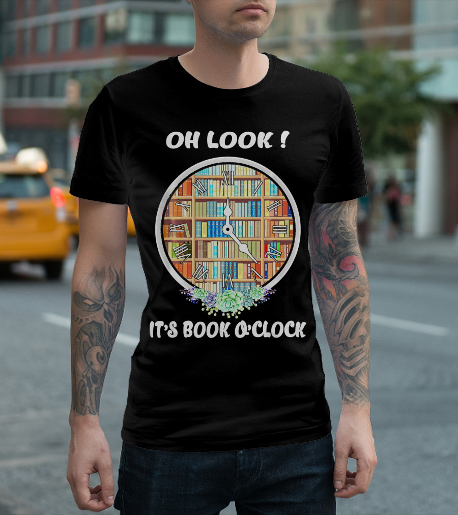 OH LOOK IT'S BOOK O'CLOCK CLOCK SHELF T-Shirt