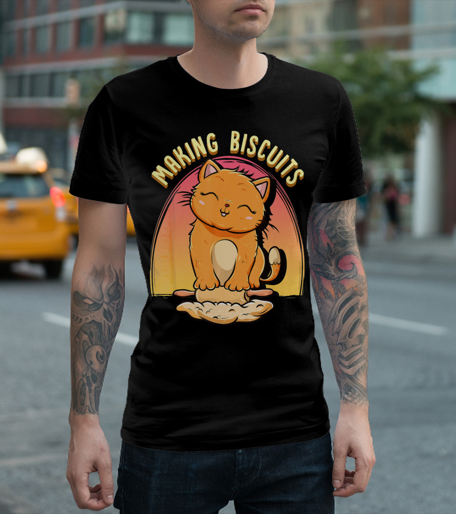 Making Biscuits Cat Baking Pastry T-Shirt