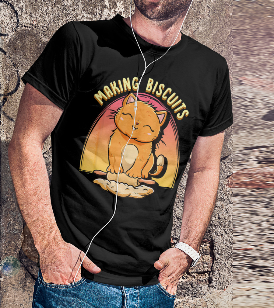 Making Biscuits Cat Baking Pastry T-Shirt