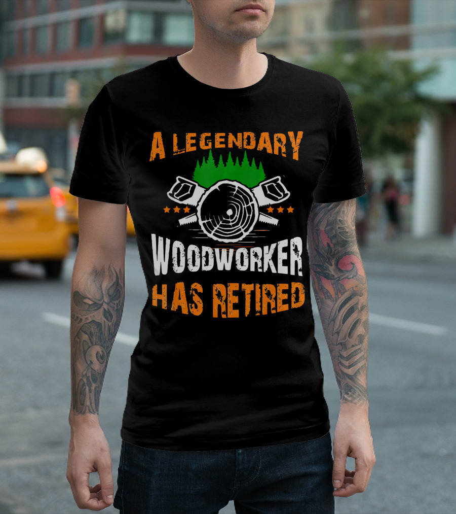 A Legendary Woodworker Has Retired Forest Sawblade T-Shirt