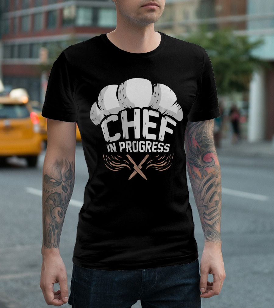 Chef In Progress Culinary Student Training T-Shirt
