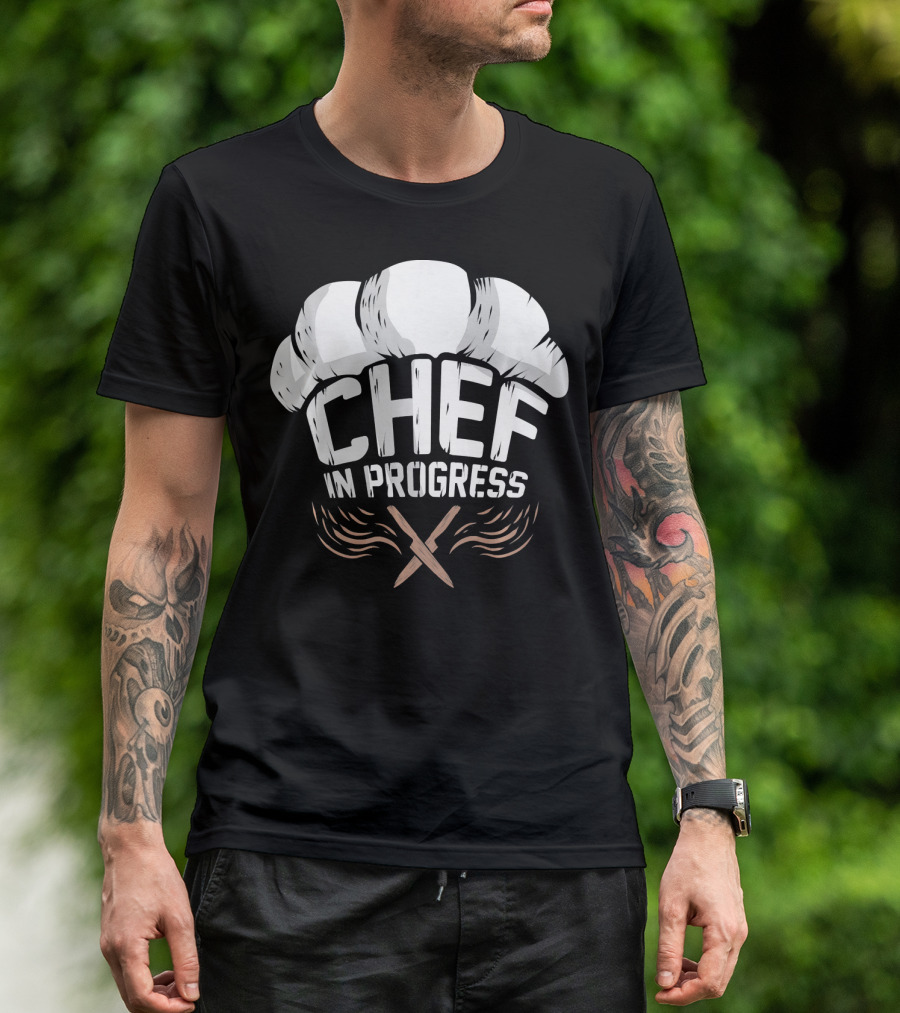 Chef In Progress Culinary Student Training T-Shirt