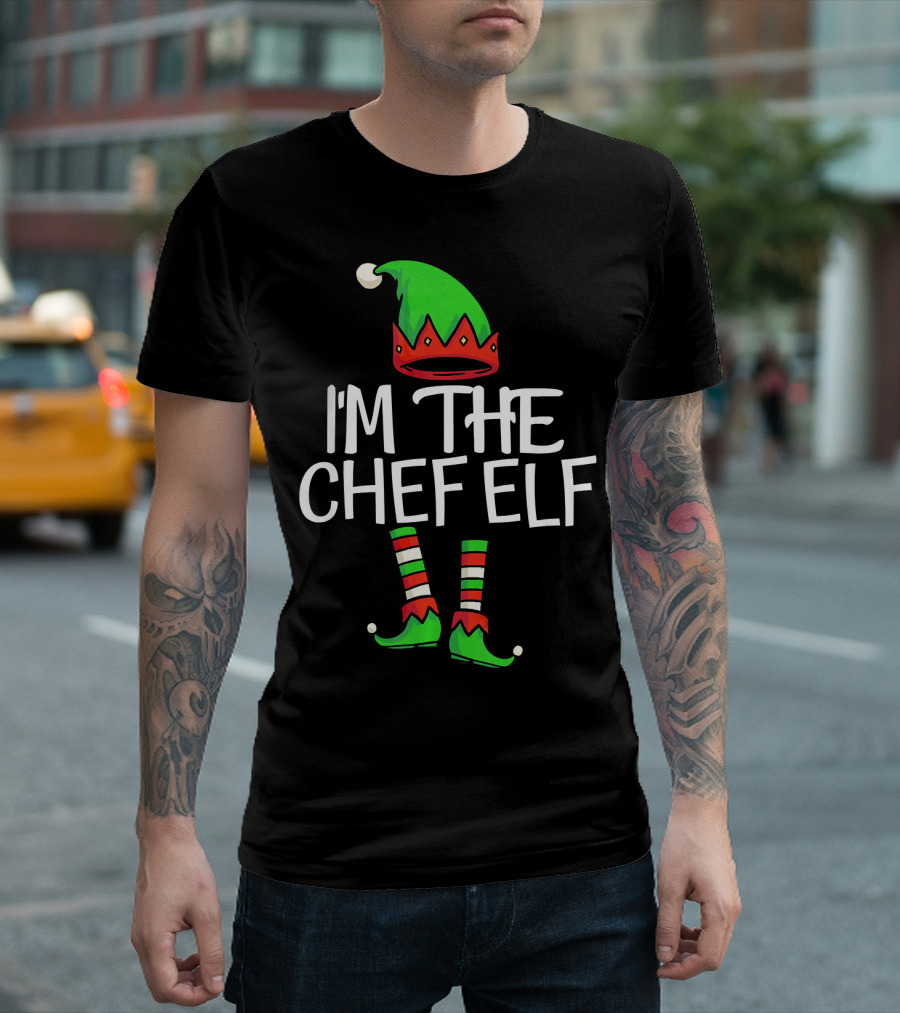 I'm The Chef Elf Matching Family Christmas T-Shirt