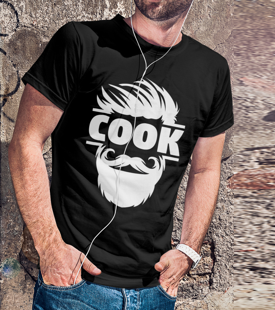 Cook Bearded Chef Cook T-Shirt