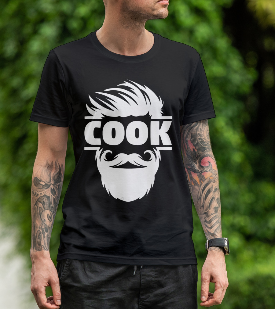 Cook Bearded Chef Cook T-Shirt