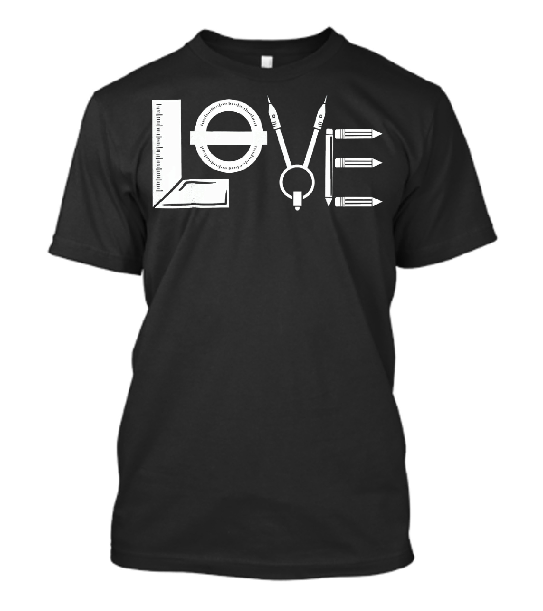 Architecture Tools Love Design Architect All Capitals T-Shirt