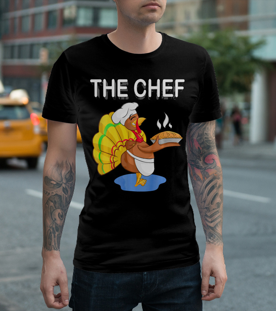 The Chef Turkey Pie Cooker Thanks T-Shirt