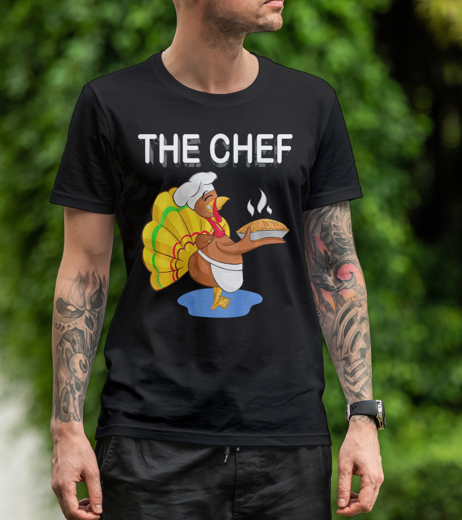 The Chef Turkey Pie Cooker Thanks T-Shirt