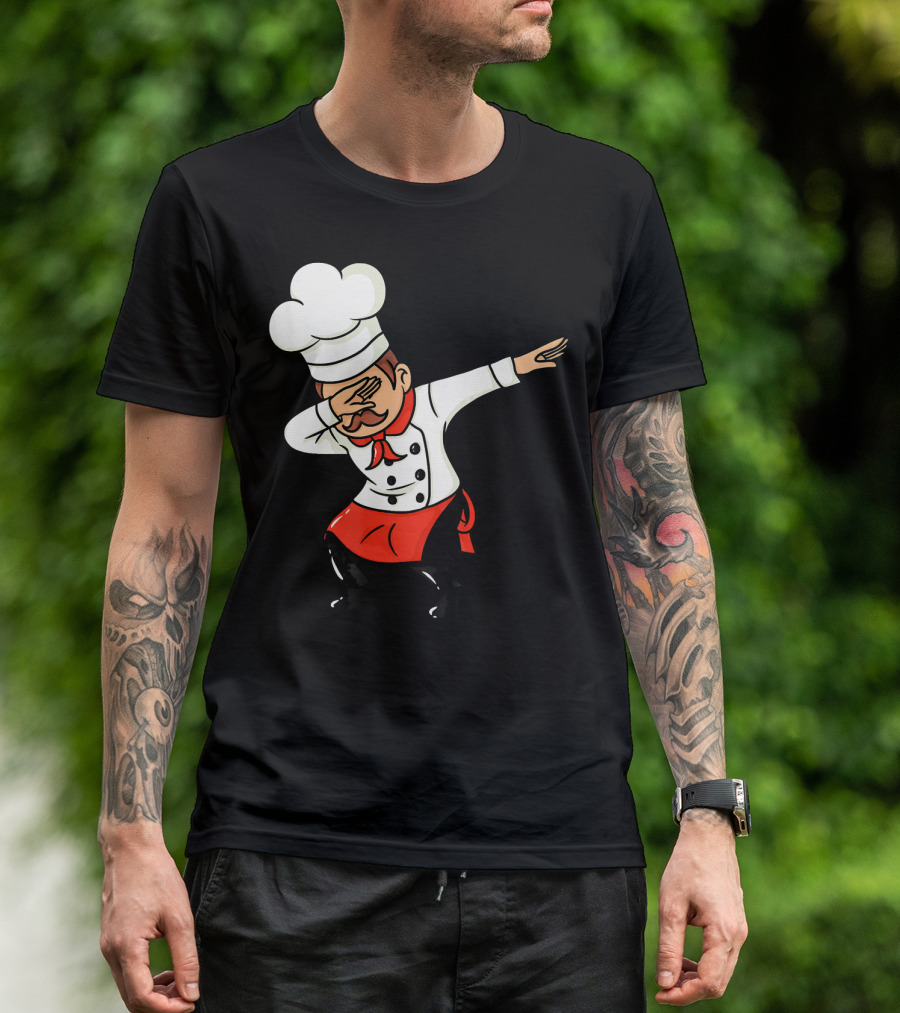 Dabbing Chef Cooking Cook Lover Enthusiast T-Shirt