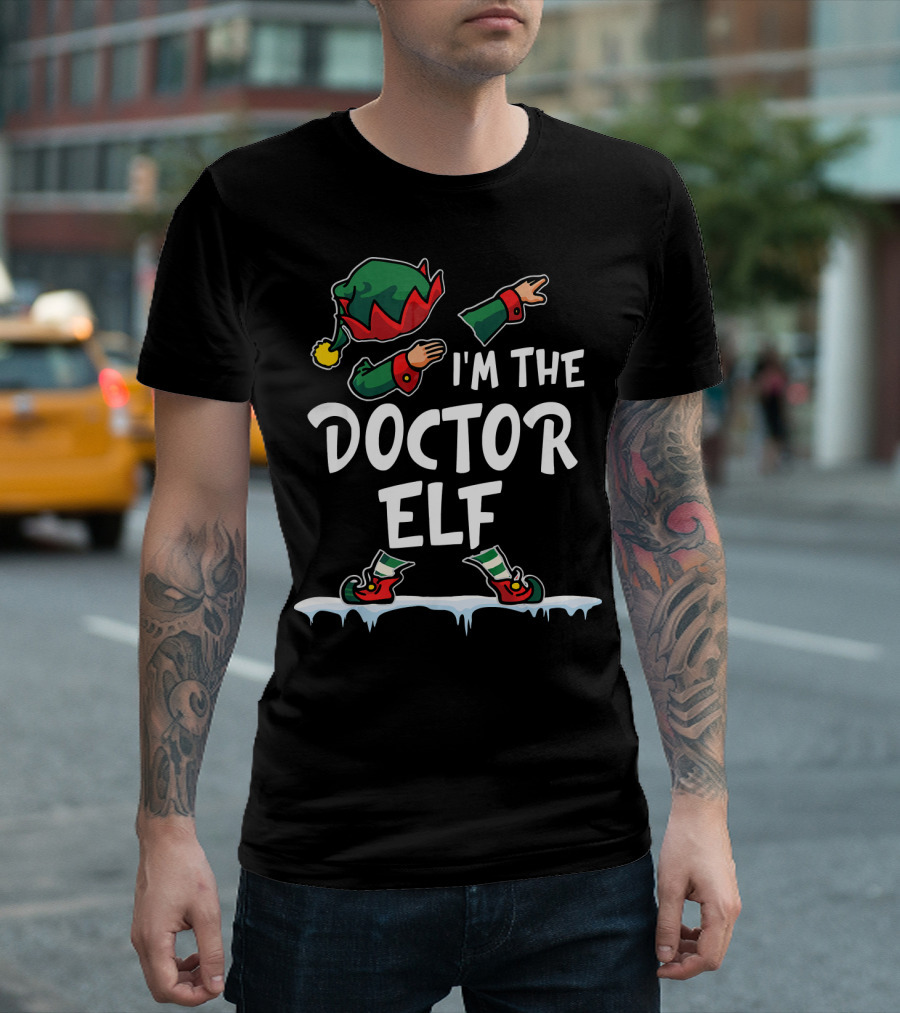 I'm The Doctor Elf Dabbing On Snow T-Shirt