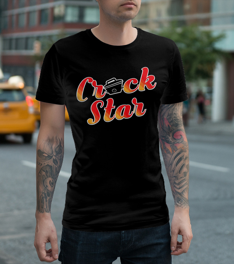 Crock Star Slow Cook Pot Chef T-Shirt