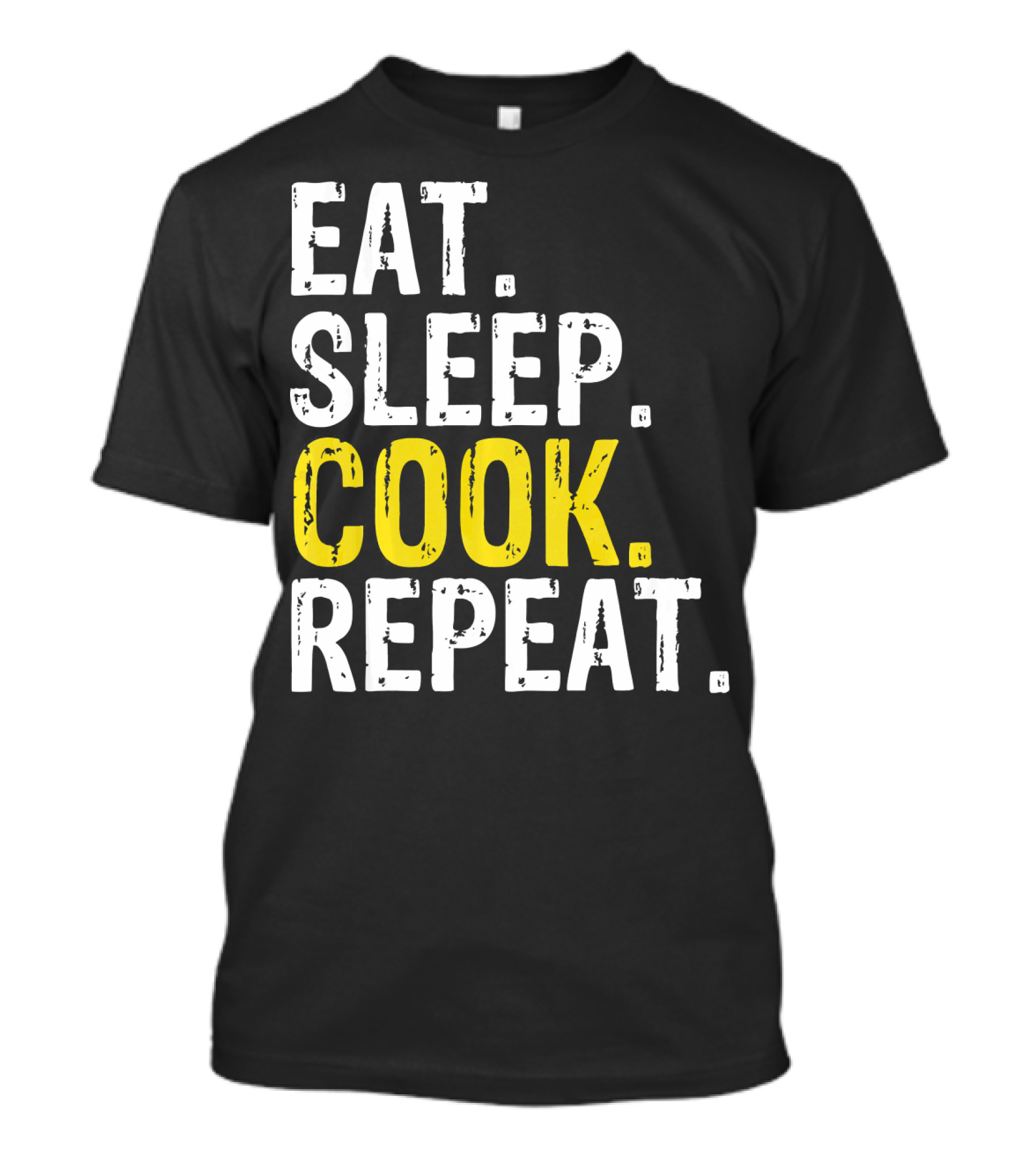 Eat Sleep Cook Repeat Chef Cooking Routine T-Shirt