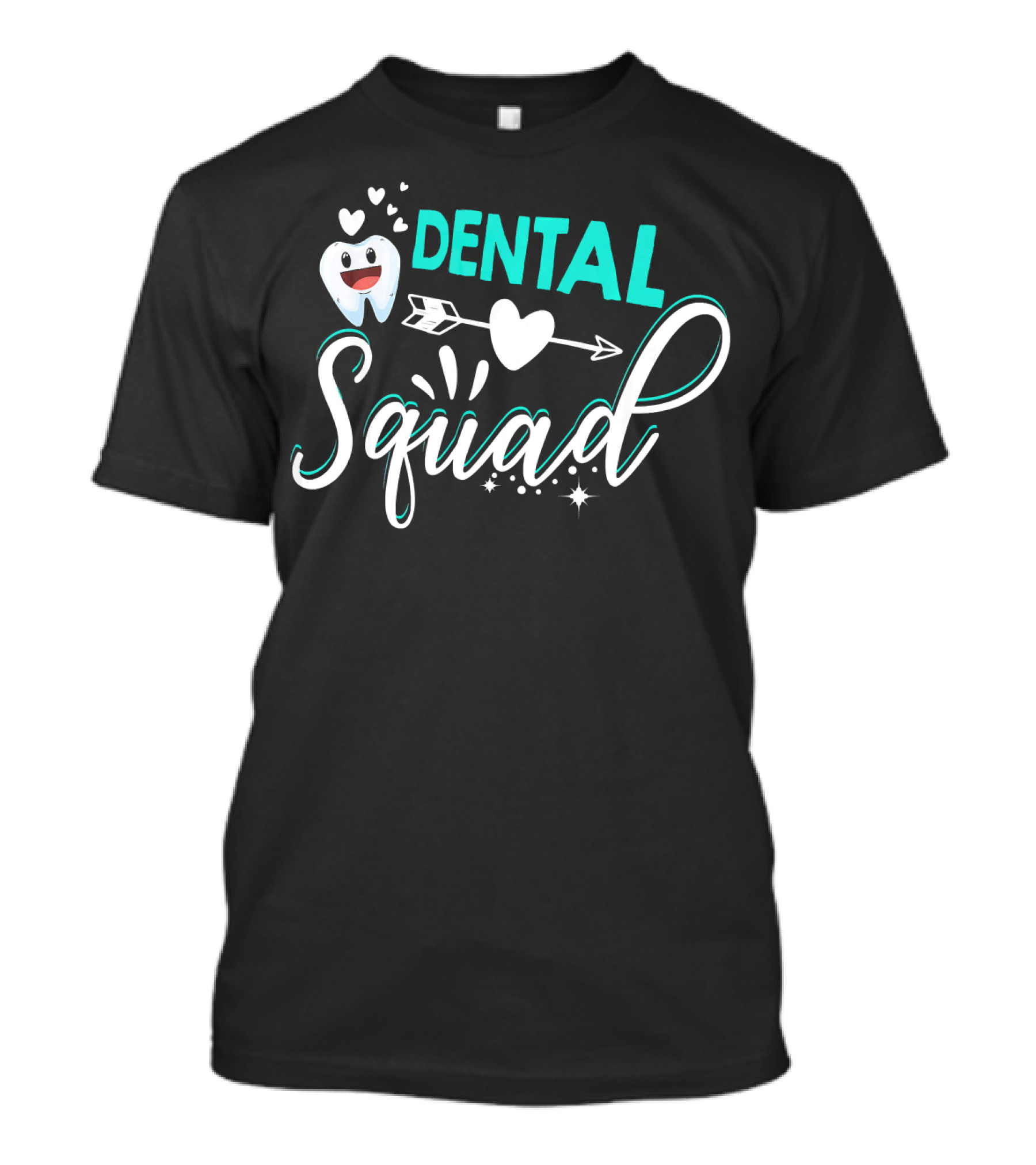 Dental Squad Tooth Heart Arrow T-Shirt