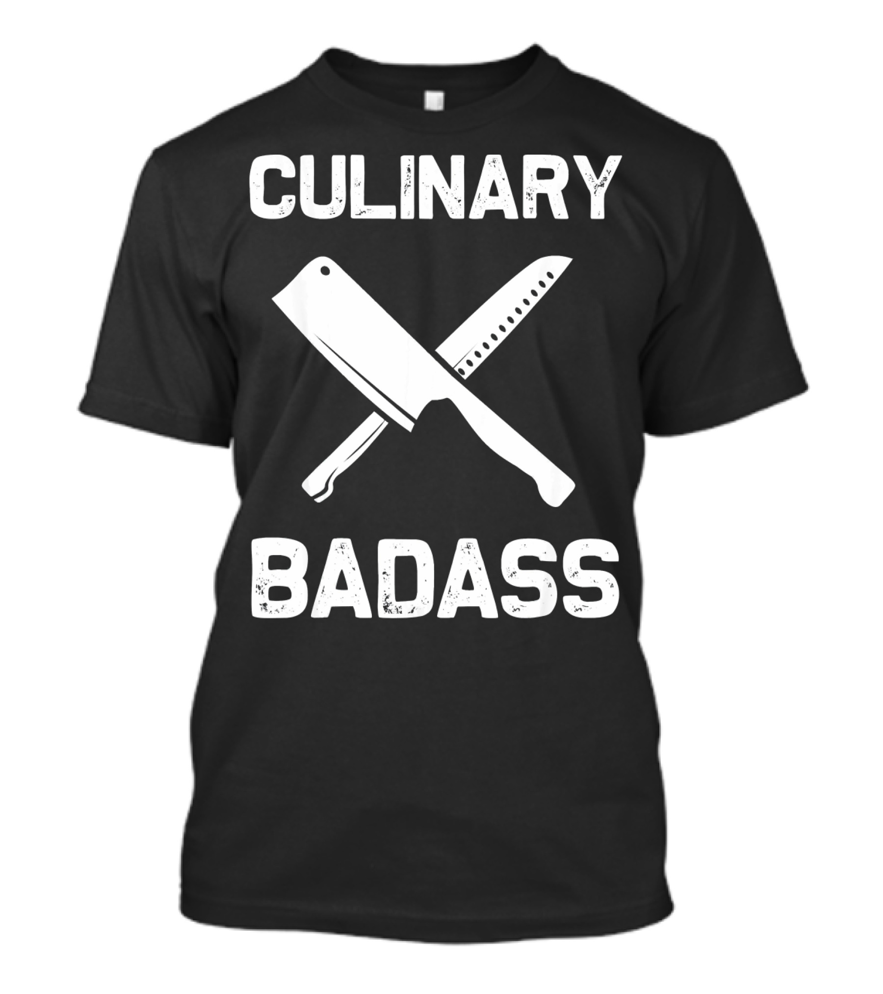 Culinary Badass Chef With Crossed Knives T-Shirt