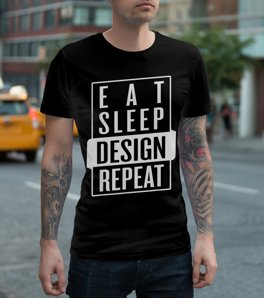 Eat Sleep Design Repeat Architect Inter T-Shirt