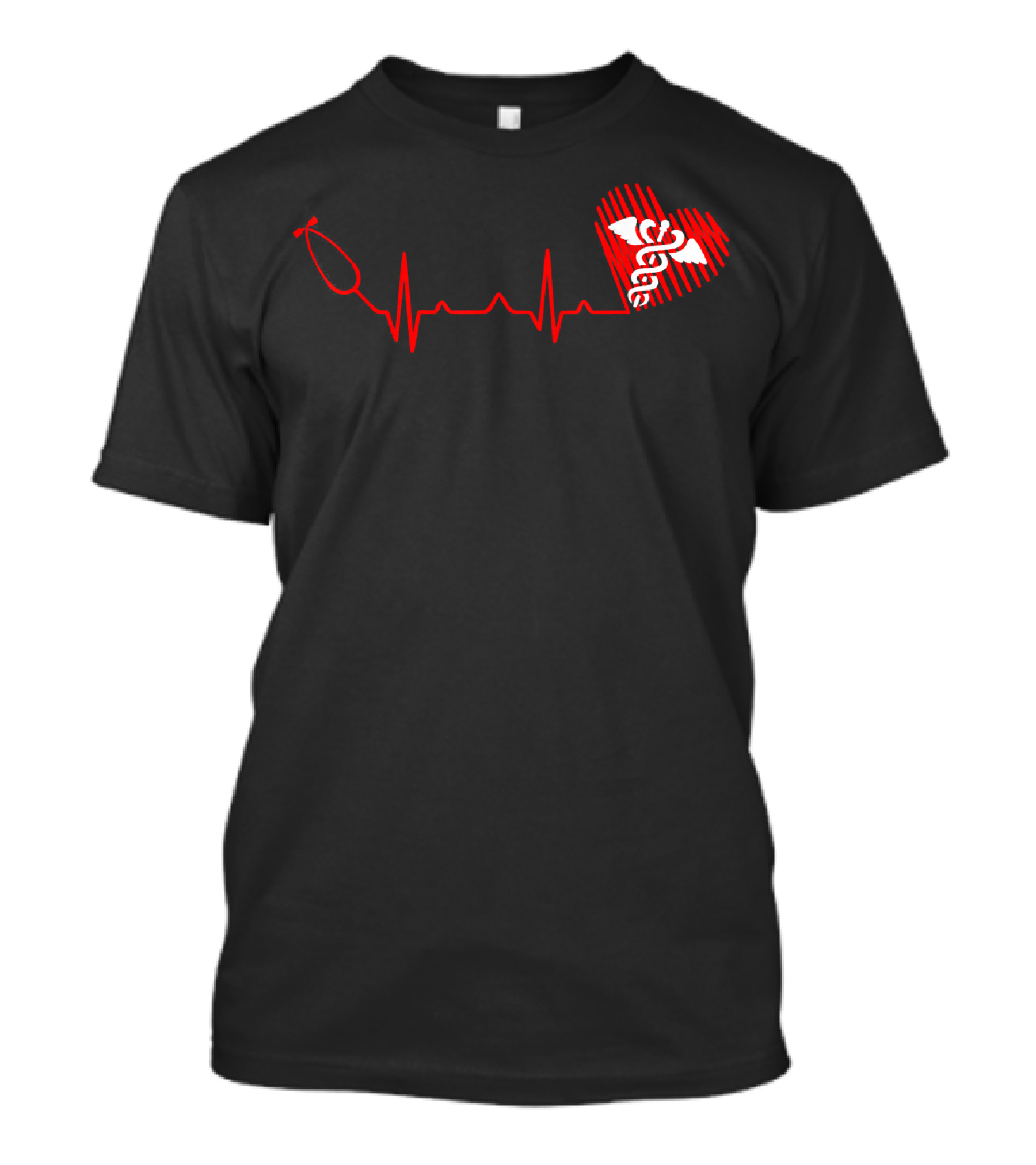 DNP Doctor Of Nursing Practice Beat RN Heartbeat Caduceus T-Shirt