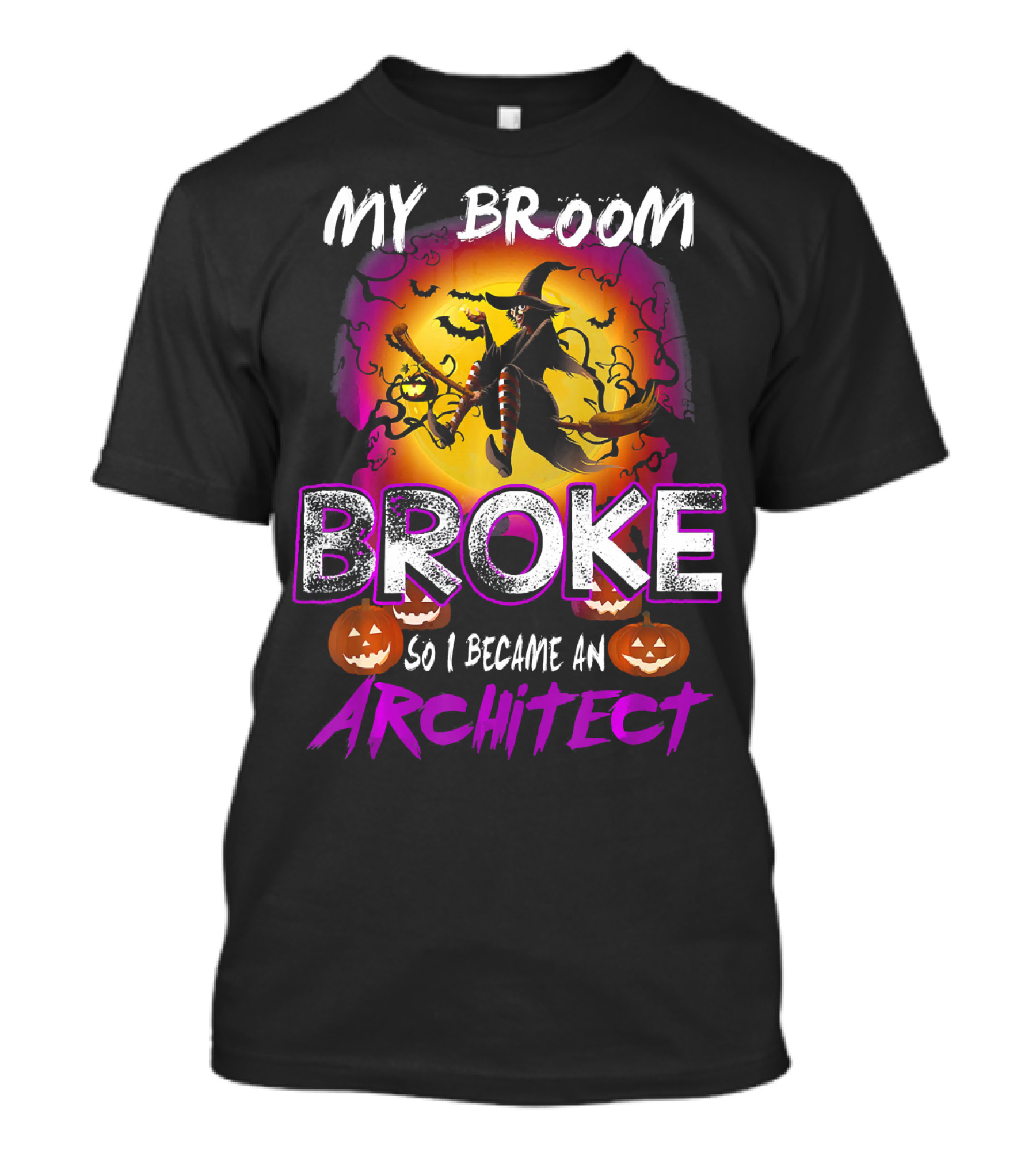 My Broom Broke So I Became An Architect T-Shirt