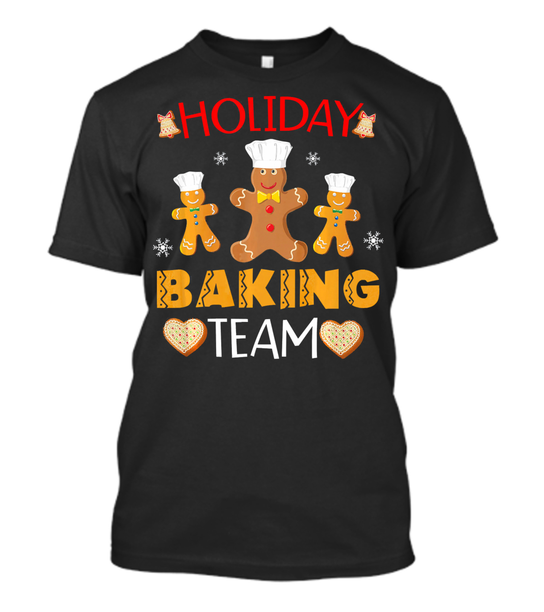 Holiday Baking Team Funny Chef Ging Gingerbread Cookies T-Shirt