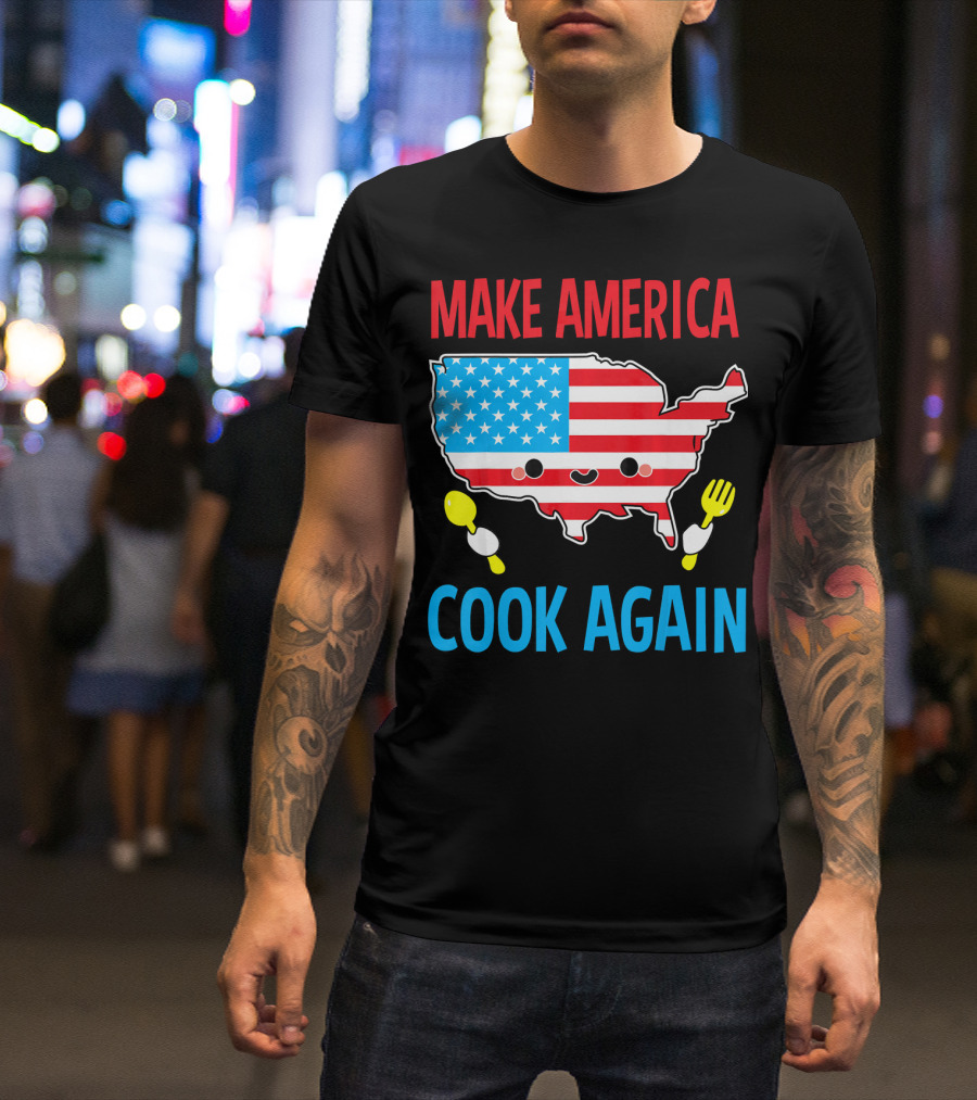 Make America Cook Again Chef Cooking Gifts T-Shirt