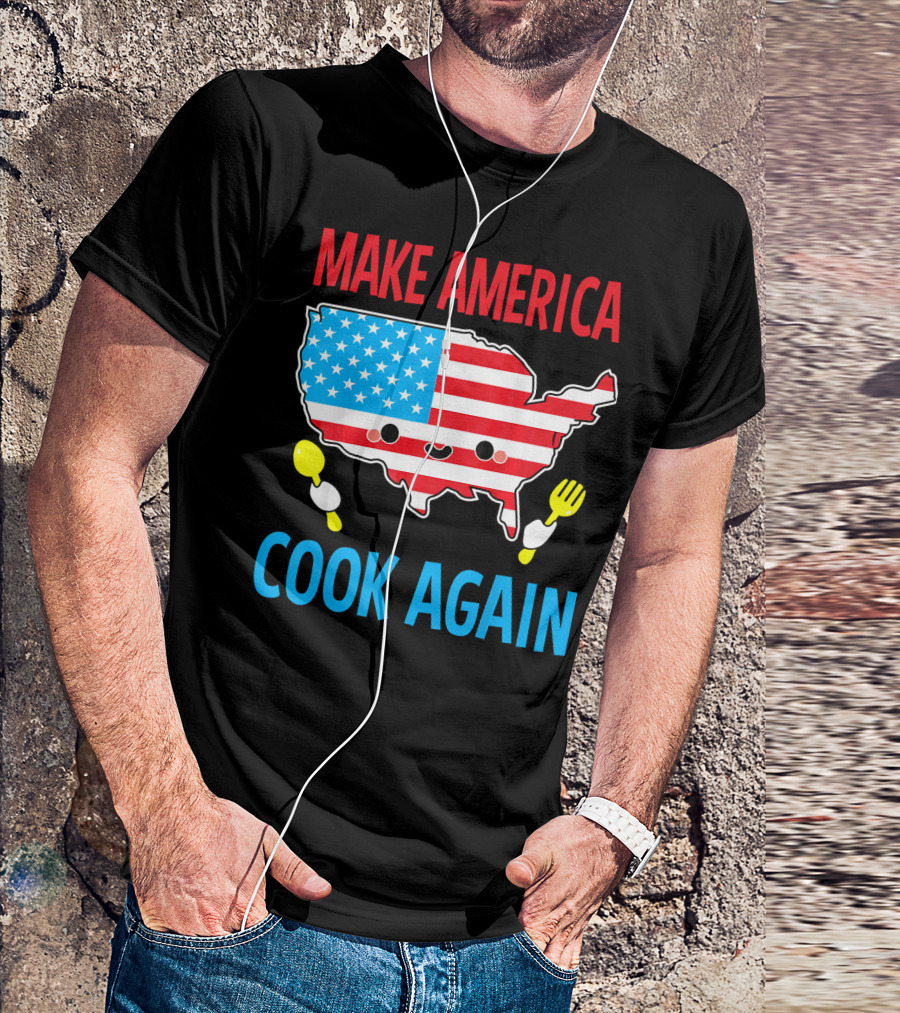 Make America Cook Again Chef Cooking Gifts T-Shirt