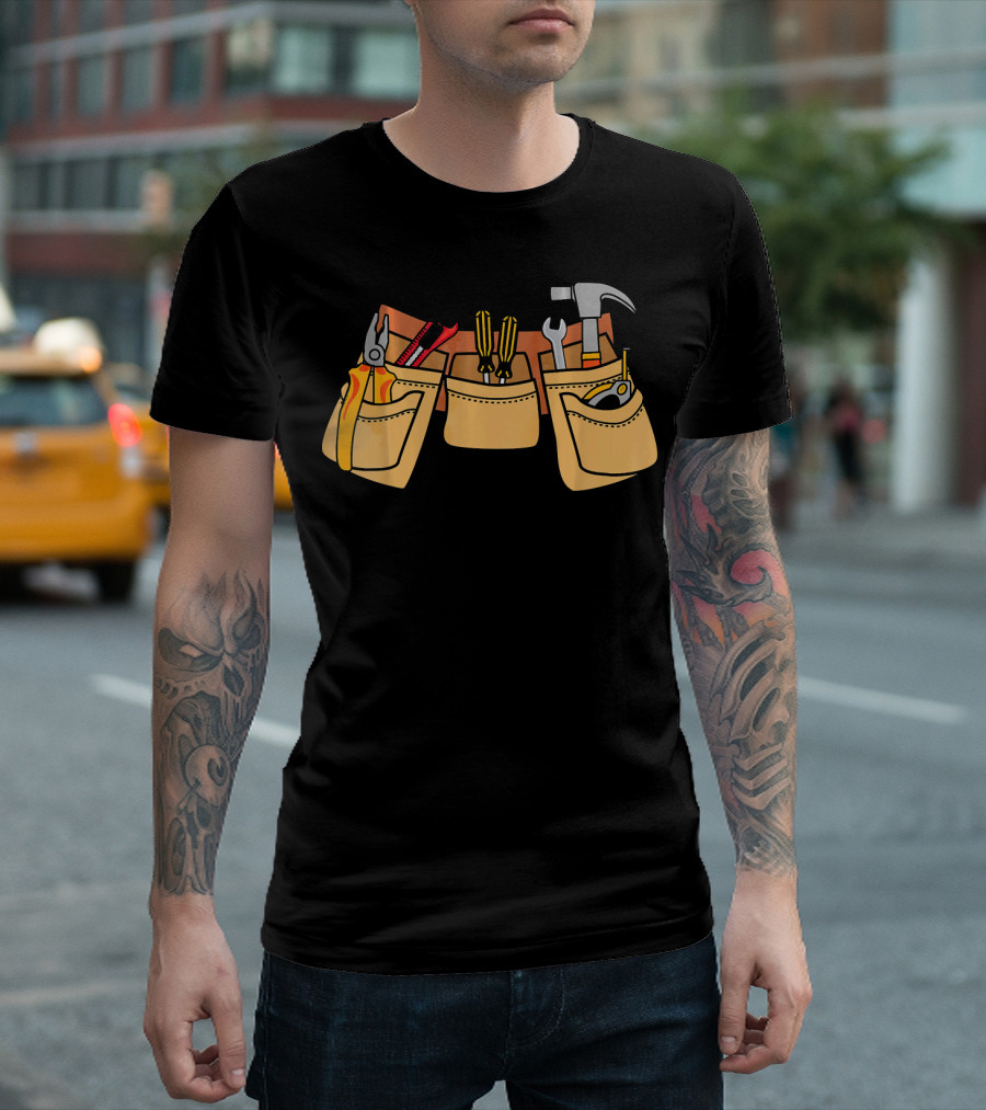 Handyman Carpenter Tool Belt Costume Christmas T-Shirt