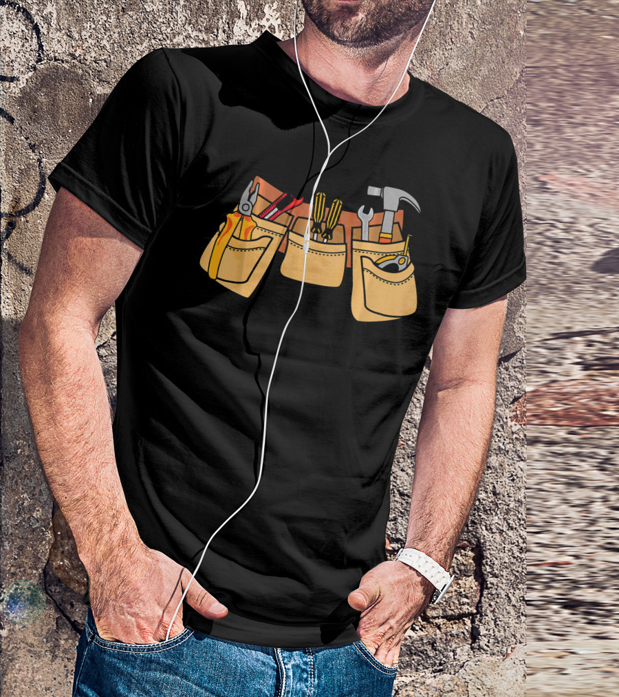 Handyman Carpenter Tool Belt Costume Christmas T-Shirt