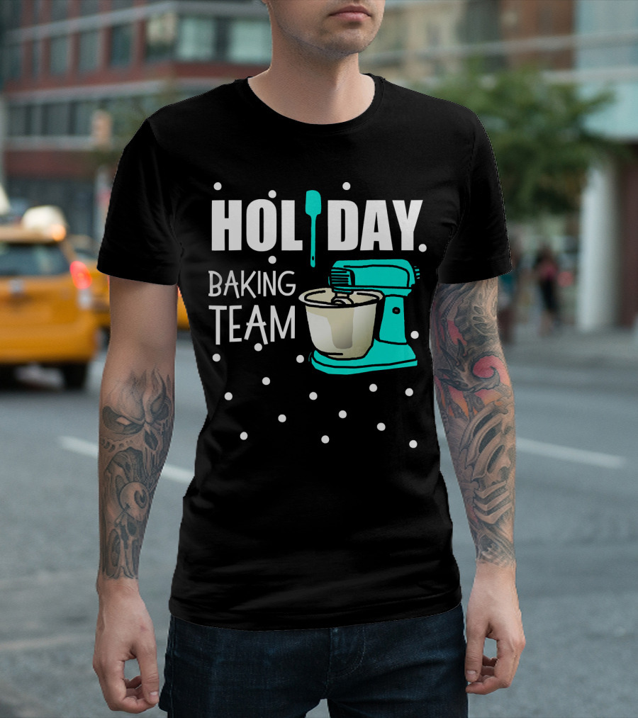 Holiday Baking Team Mixer Crew T-Shirt