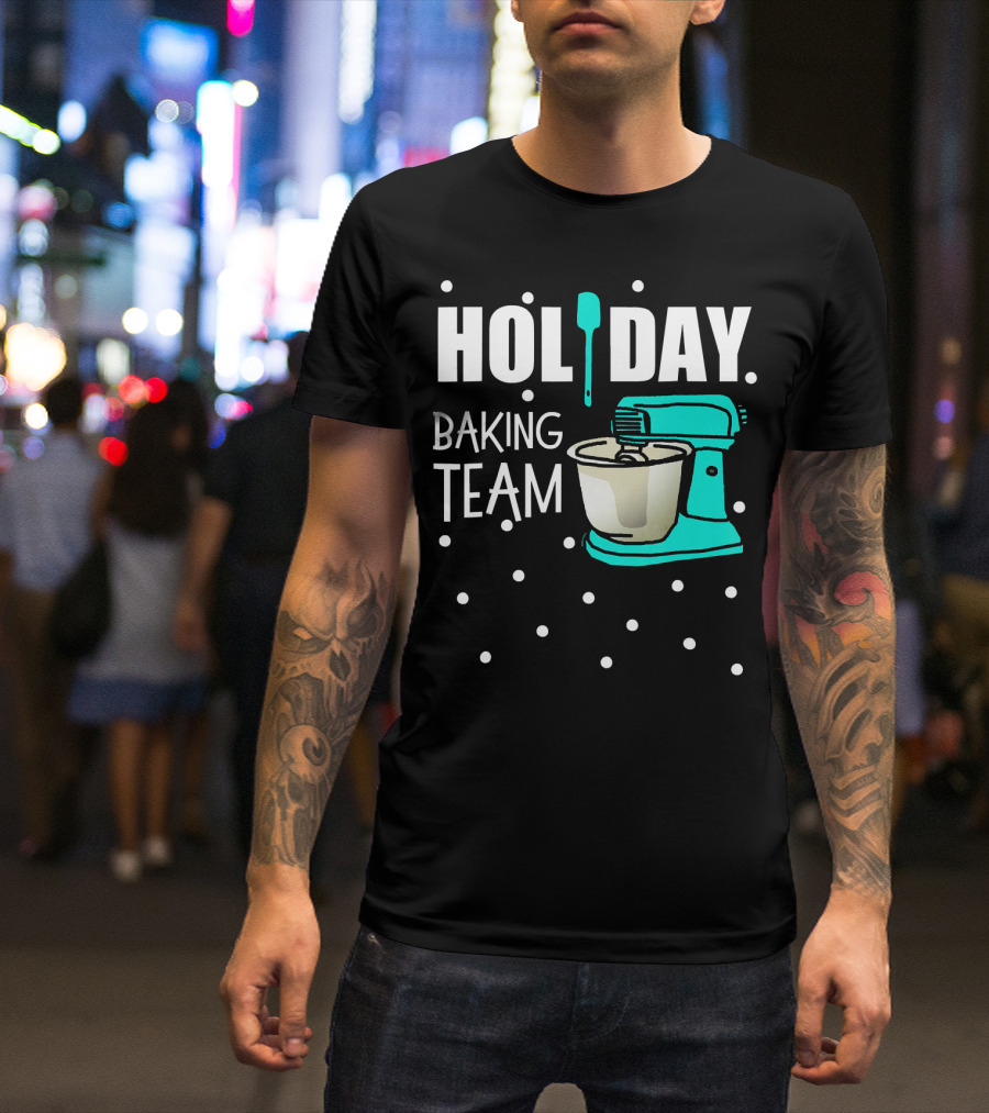 Holiday Baking Team Mixer Crew T-Shirt