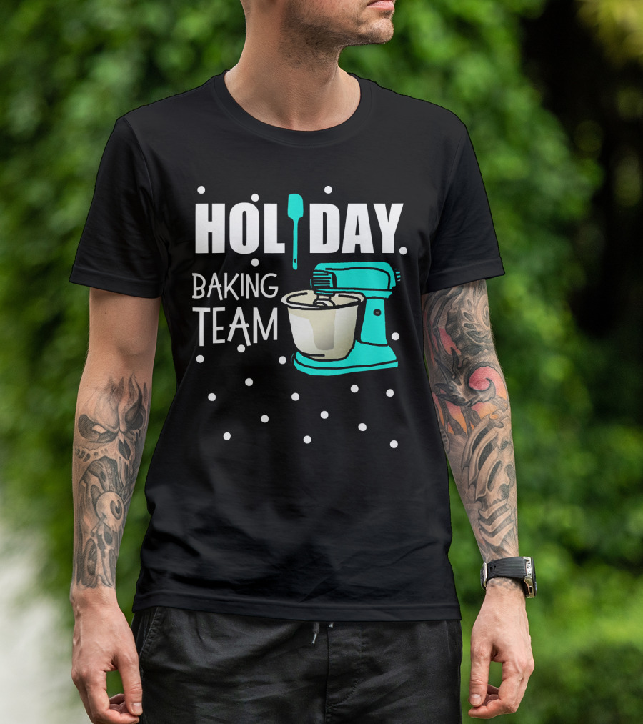 Holiday Baking Team Mixer Crew T-Shirt