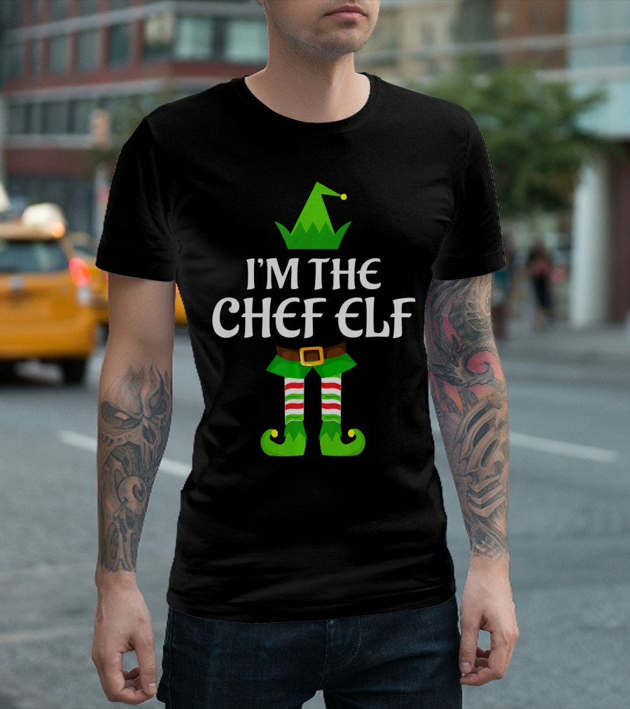 I'm The Chef Elf Christmas Costume Party T-Shirt